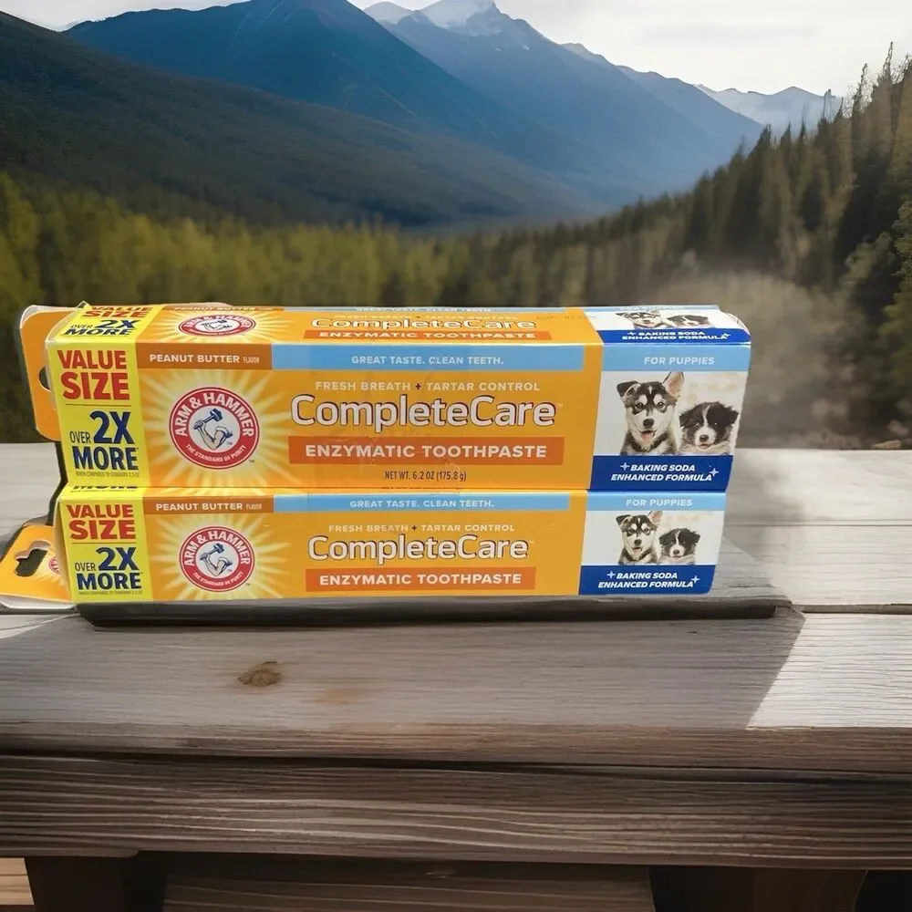 Arm & Hammer Complete Care Enzymatic Dog Toothpaste, 6.2 oz (Pack of 2